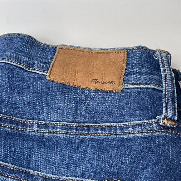 Madewell 10" High-Rise Button Fly Skinny Jeans | Size 29 | Hannah Wash - Picture 11 of 13